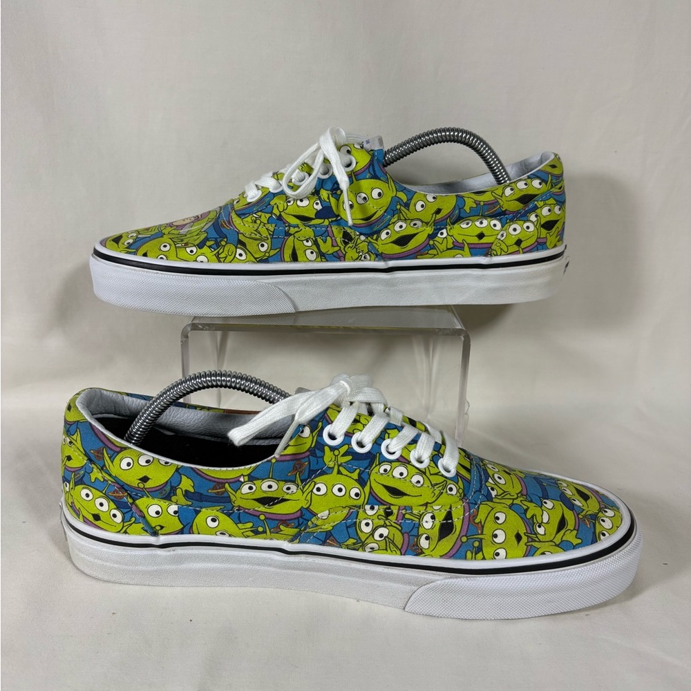 Vans x Disney Pixar Toy Story Glow in the Dark Aliens Sneakers SZ M's 9.5/W's 11 - Picture 3 of 12